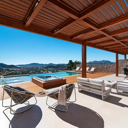 Villa Under The Sun On Faliraki Hill *