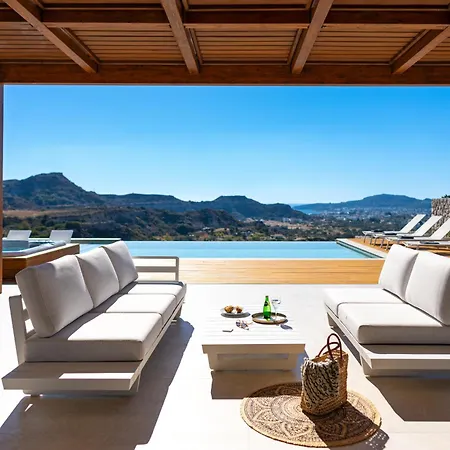 Under The Sun On Faliraki Hill Villa *