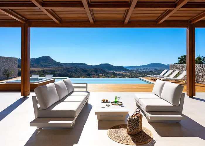 Under The Sun On Faliraki Hill Villa *