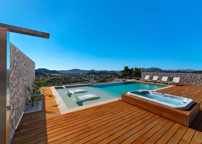 Villa Under The Sun On Faliraki Hill *